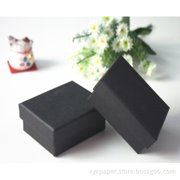 High Quality Black Cardboard Paper Boxes Jewelry Gift Box